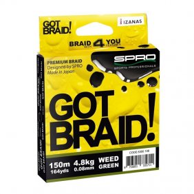 Spro Got Braid 0.13mm 150m zielona