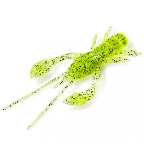 Real Craw 1.5” #055 - Chartreuse/Black